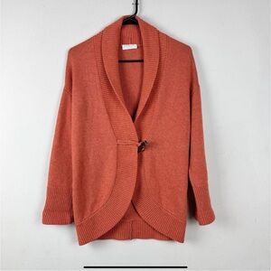 Brunello Cucinelli Rust Open Cardigan